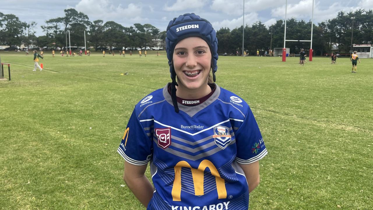 South Burnett junior rugby league player Georgia Forest at the 2024 Walker Weekend Challenge.