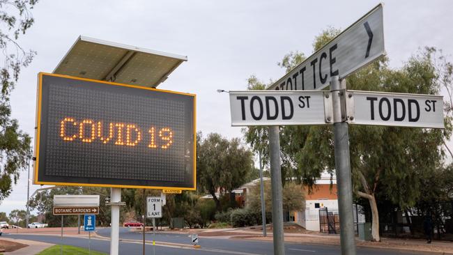 A steady stream of interstate arrivals undertaking mandatory quarantine requirements in Alice Springs after coming into the Northern Territory from interstate coronavirus hotspots have been quarantined at a local hotel. Picture: Emma Murray