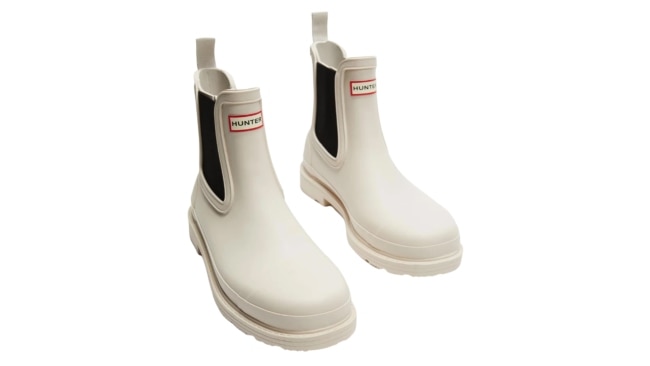 White hunter cheap chelsea boots