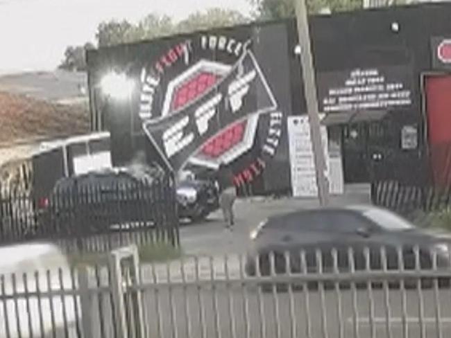 CCTV images of Elite Fight Force gym showing the deadly shooting, where six shots were fired.