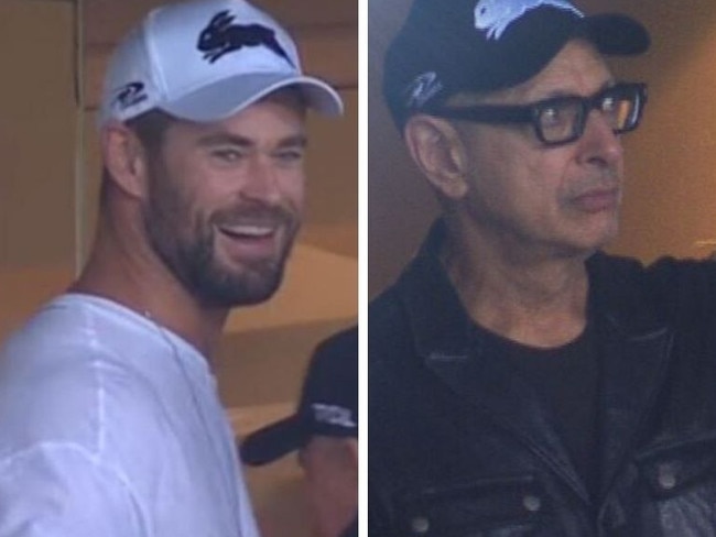 Chris Hemsworth and Jeff Goldblum.