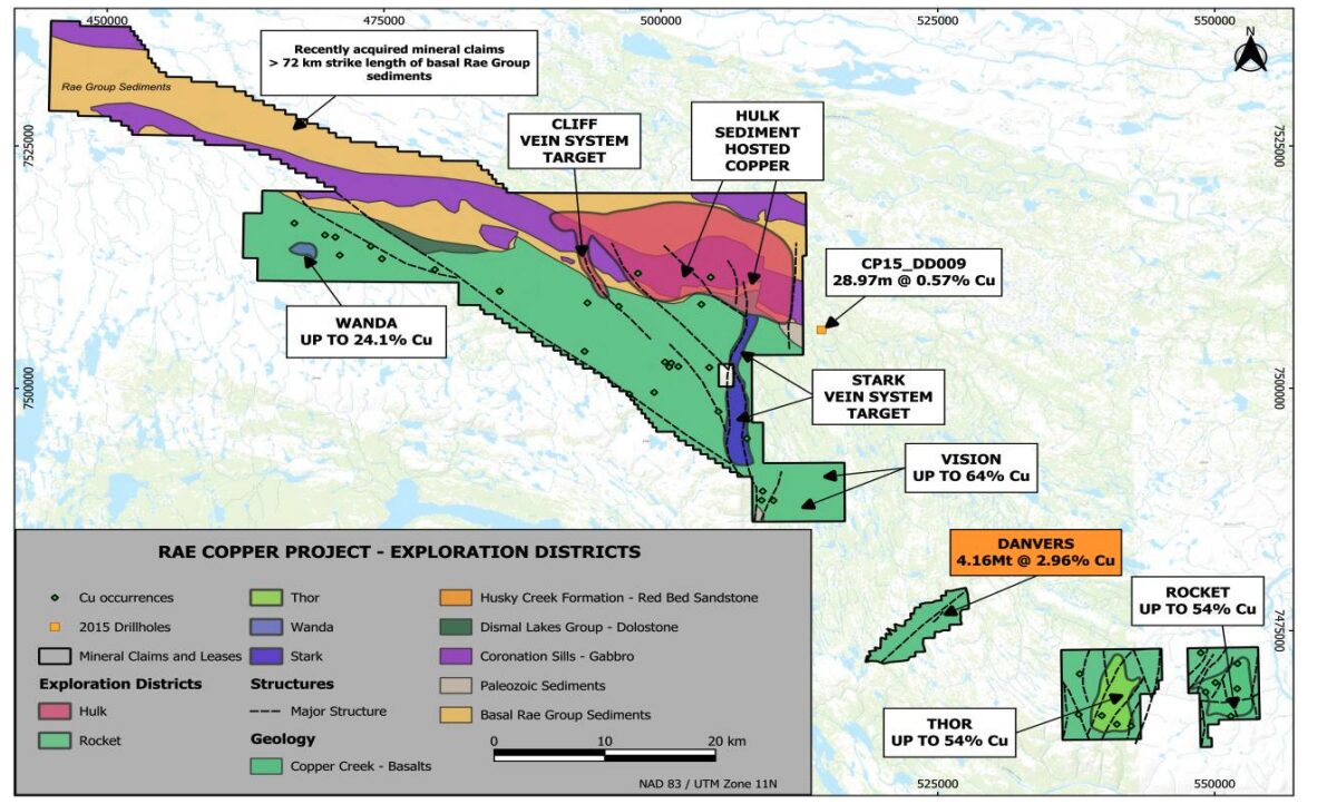 White Cliff’s Rae copper project area. Pic: WCN