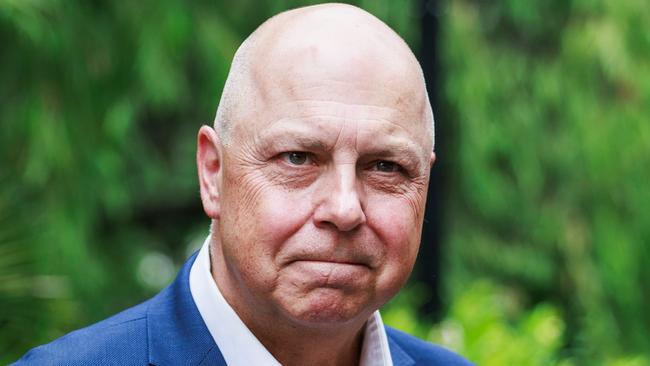 MELBOURNE, AUSTRALIA - Newswire Photos December 16, 2024:  Treasurer Tim Pallas announces his retirement during a press conference with Premier Jacinta Allan. Picture: NewsWire / Aaron Francis