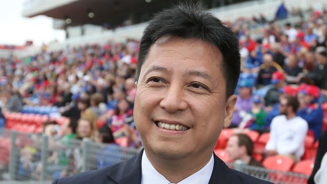 Newcastle Jets owner Martin Lee. Picture: AAP