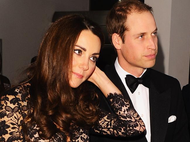 Kate Middleton and Prince William at a movie premiere in 2012. Picture: AFP photo/Pool/Ian Gavan