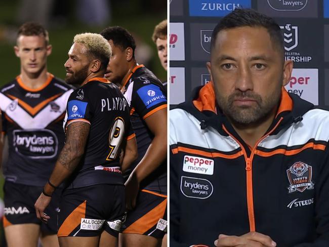 The Wests Tigers have been demolished. Photo: Getty Images