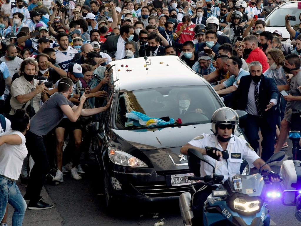 In death as in life for Maradona’s final pass