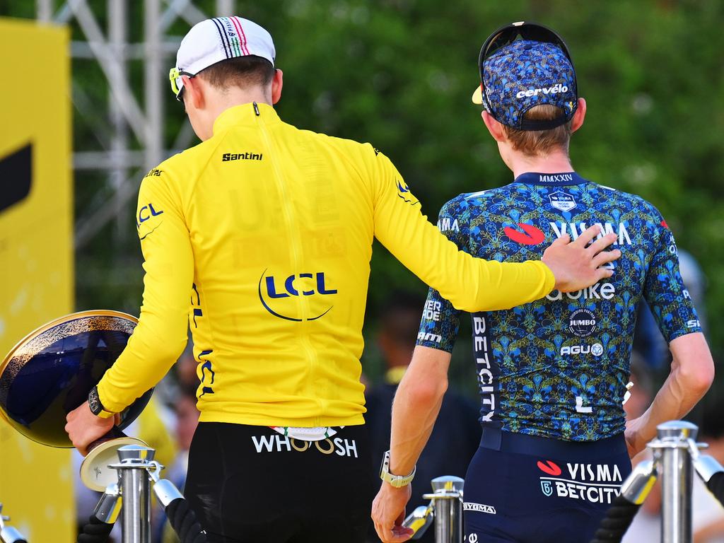 New Era in Cycling as GOAT Triumphs in Historic Tour Podium