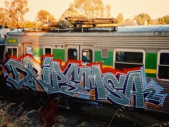 A “Drips” MSA panel from circa late-1980s. Instagram.