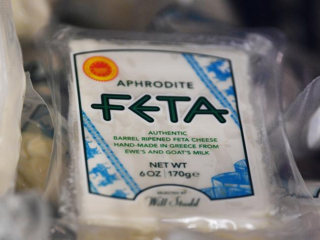 Australian producers of Feta, Gruyere and dozens of other products face being barred from using the names of their products under a list of demands made by the European Union as part of a $100 billion trade deal. Picture: AAP Image/David Mariuz