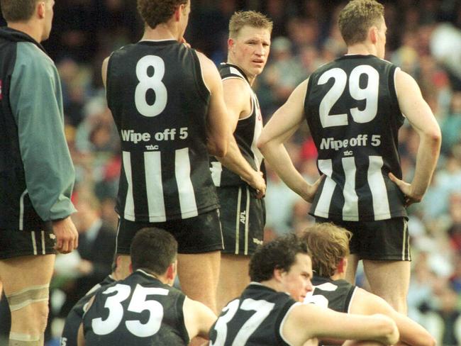 Collingwood, under Malthouse and led by Nathan Buckley, was 1-2 in 2002 but played off in the Grand Final.