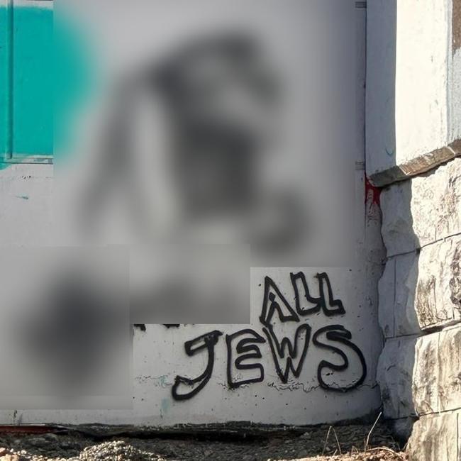 Antisemitic graffiti at Robina on the Gold Coast