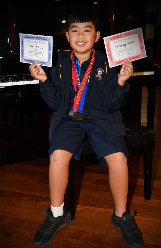 Richard Phan at the Gympie and District Eisteddfod. Picture: Patrick Woods.