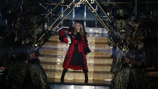 Icon ... Madonna thrilled fans at her first Sydney show. Picture: Supplied