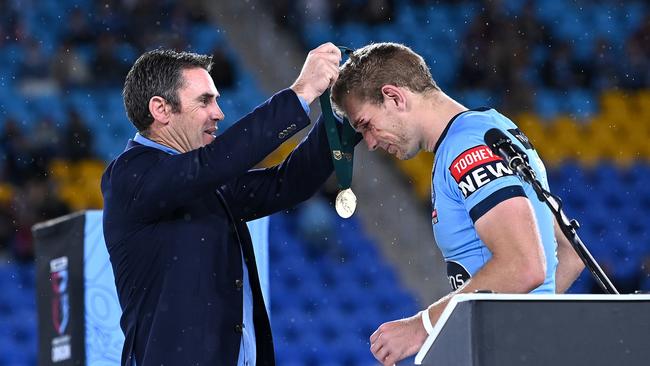 Brad Fittler was quick to point fingers, but there are still question marks over the Blues performance. Picture: Getty Images.