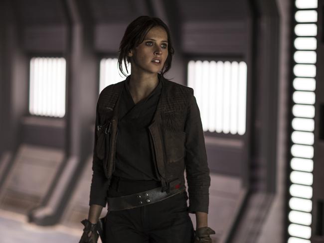 Felicity Jones as Jyn Erso in a scene from, "Rogue One: A Star Wars Story." Picture: Lucasfilm Ltd.