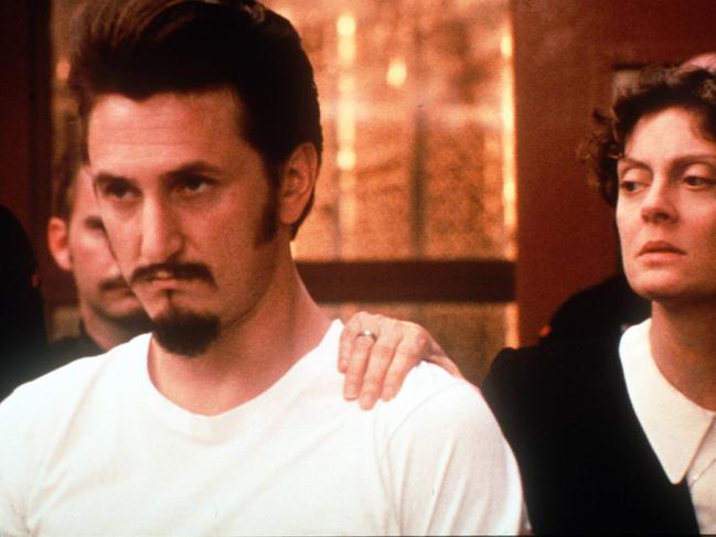 Actors Sean Penn and Susan Sarandon in a scene from 1996 film Dead Man Walking.