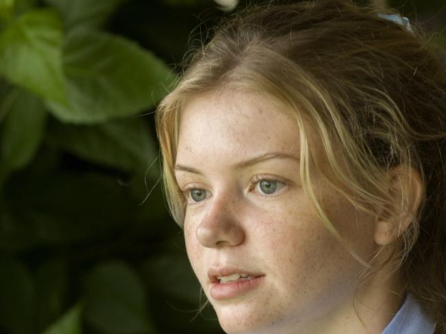 Brianna Ushay from St Columban's College. She will soon travel to Gallipoli and France to take part in the historic Anzac Centenary commemoration as one of the 70 winners of the Premier's Anzac Prize. Photographer: Russell Brown.