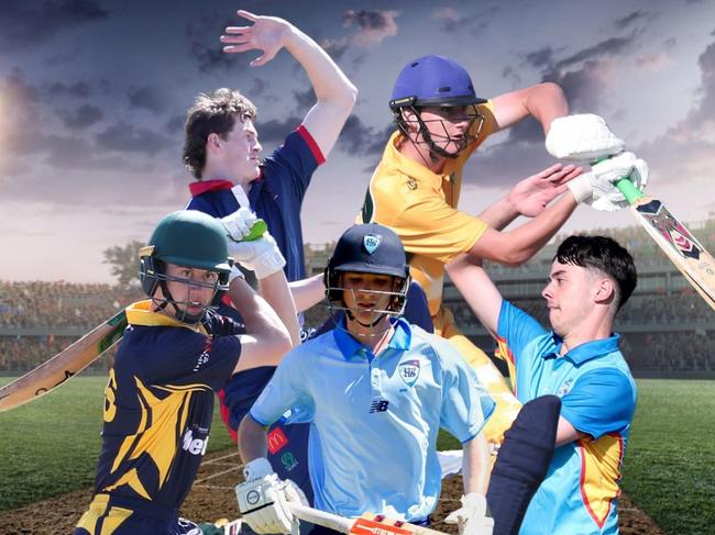 A collage of players who took part in the 2024 Country Colts cricket championships. Picture: supplied