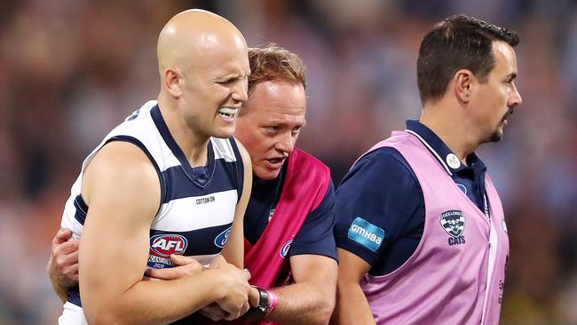 Gary Ablett played through the pain barrier.