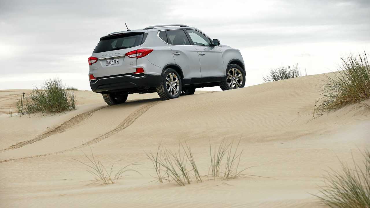 The SsangYong Rexton has a 3.5-tonne towing capacity. Picture: Ssangyong