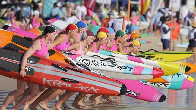 There was plenty of colour – and supporters – on the sand for day one.