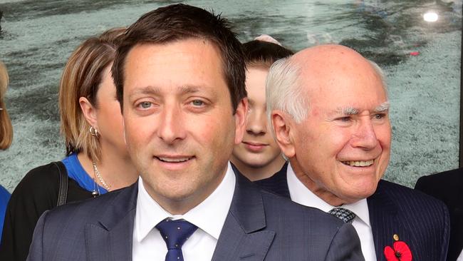 Victorian Liberal leader Matthew Guy could pick up seats on law and order issues. Picture: Stuart McEvoy