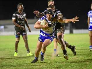 Brothers' Josaia Raboiliku about to get tackled. Picture: Brian Cassidy