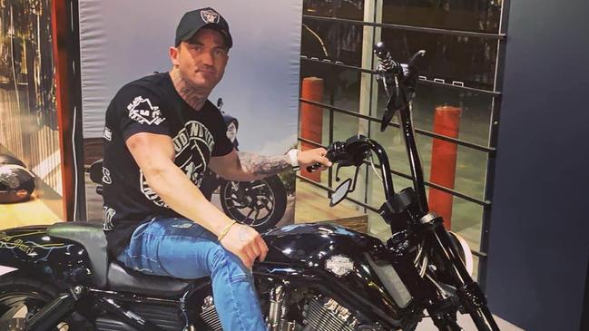 Bodie Dwyer, a high-ranking member of the Finks was killed in a motorcycle crash near Cessnock on Wednesday, January 27. Picture: Facebook