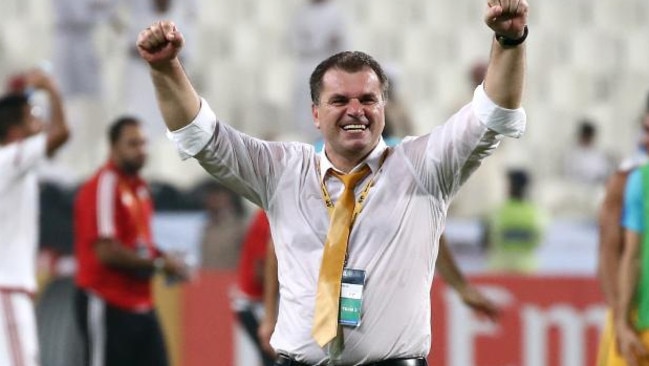 Ange Postecoglou has registered his first J-League win