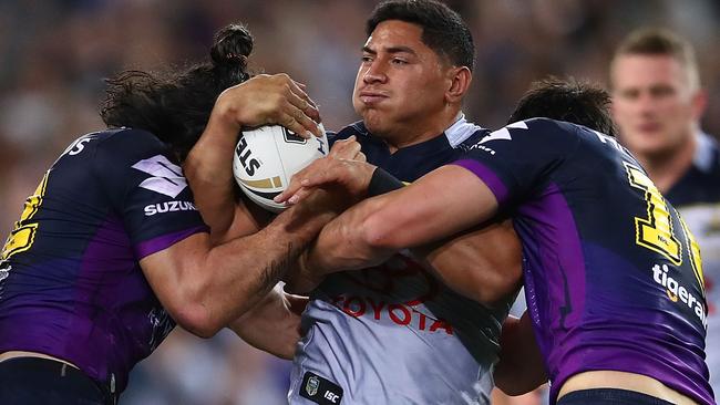 Melbourne worked hard on shutting down Jason Taumalolo. (Mark Kolbe/Getty Images)