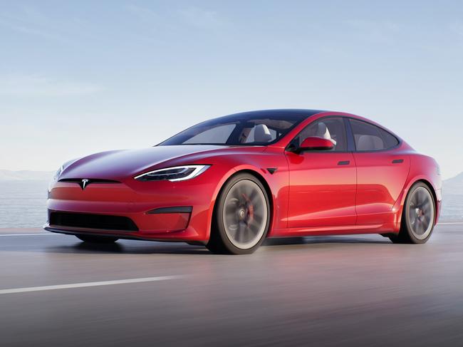 2021 Tesla Model S.