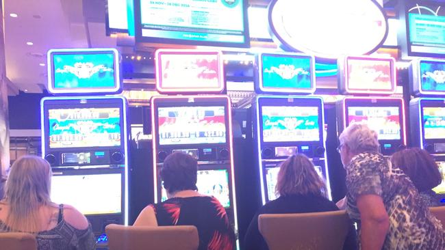 Gold Coast punters have thrown nearly $191 million into pokie machines in the past six months. Pic Chris Pavlich.