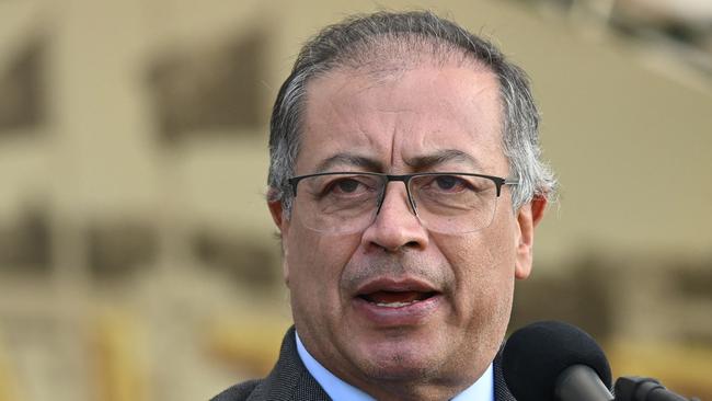 Colombian President Gustavo Petro in Bogota. Picture: AFP