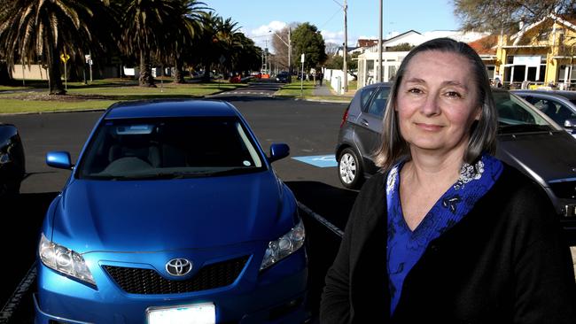 Bayside ratepayer Eva Gregorich said she should never had been fined and was upset she had to fight the penalty in court. Picture: Stuart Milligan.