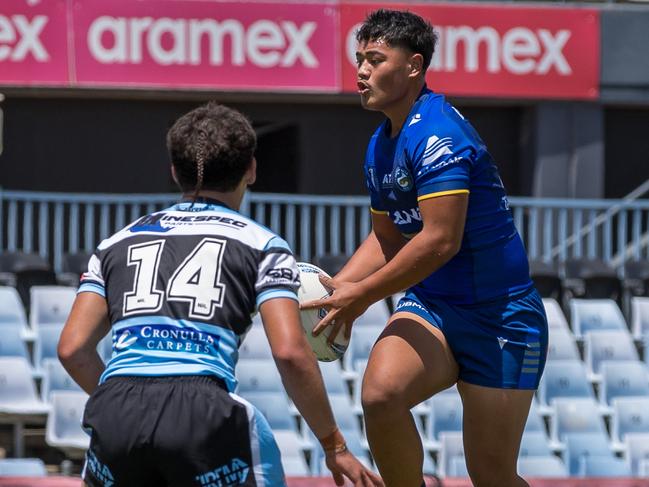 Natu Leota in action for Parramatta’s Harold Matts side.