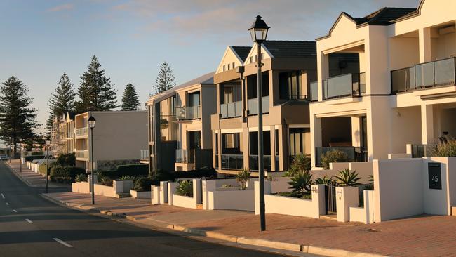 South Esplanade at Glenelg – beachfront living always attracts a premium price, but it didn’t make the top 10. Picture: Dean Martin