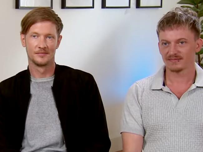 Rob and James Farnham on A Current Affair. Nine