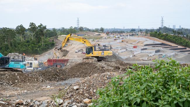 Construction at Skyridge estate in Worongary. Picture: Supplied