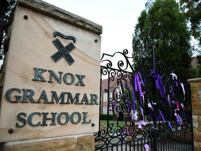 Knox Grammar in Sydney has a troubled past. Picture: News Corp