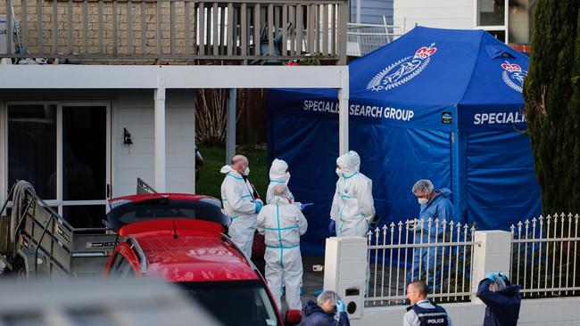 The bodies were found inside suitcases by an unsuspecting family who purchased items from an abandoned storage unit. Picture: Dean Purcell/NZ Herald