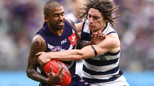 Bradley Hill will tell the Dockers he wants to trade to a Melbourne club. Picture: AAP