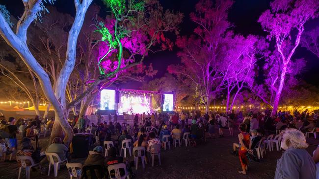 The Central Land Council chair celebrated its 50th anniversary at the Alice Springs Telegraph Station, October 5. Picture: Central Land Council