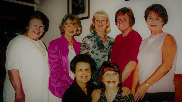 And again in 2000. Clockwise from left to right: Dianne, Beverley, Margaret Peterson, Elizabeth, Helen, Glenda and Margaret Leslie.