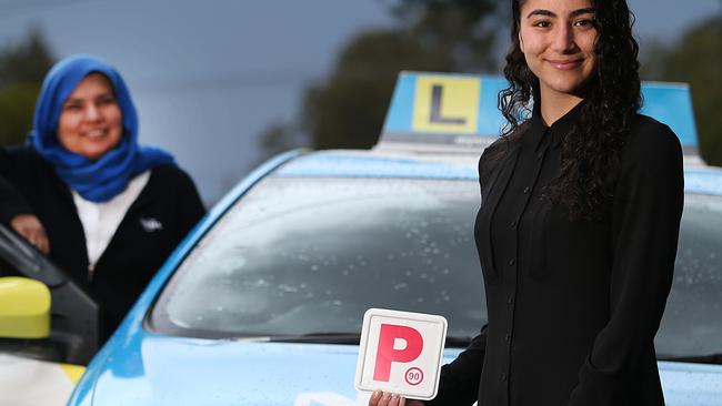 New P-plate driver Jasmine Sakoua said she has been the victim of frustrated motorists.