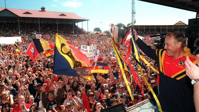 Malcolm Blight and his Crows would go on to win 16 of their next 22 games and take home their first ever flag.