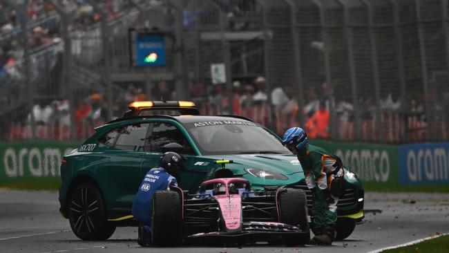 Jack Doohan endured a difficult weekend – and an early exit from the Australian Grand Prix. Picture: Getty