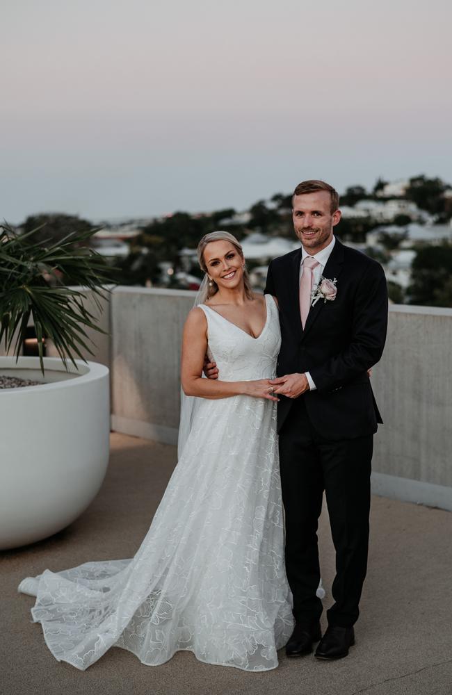 Wedding of Sarah Jones and Samuel Brown. Picture: Cloud Catcher