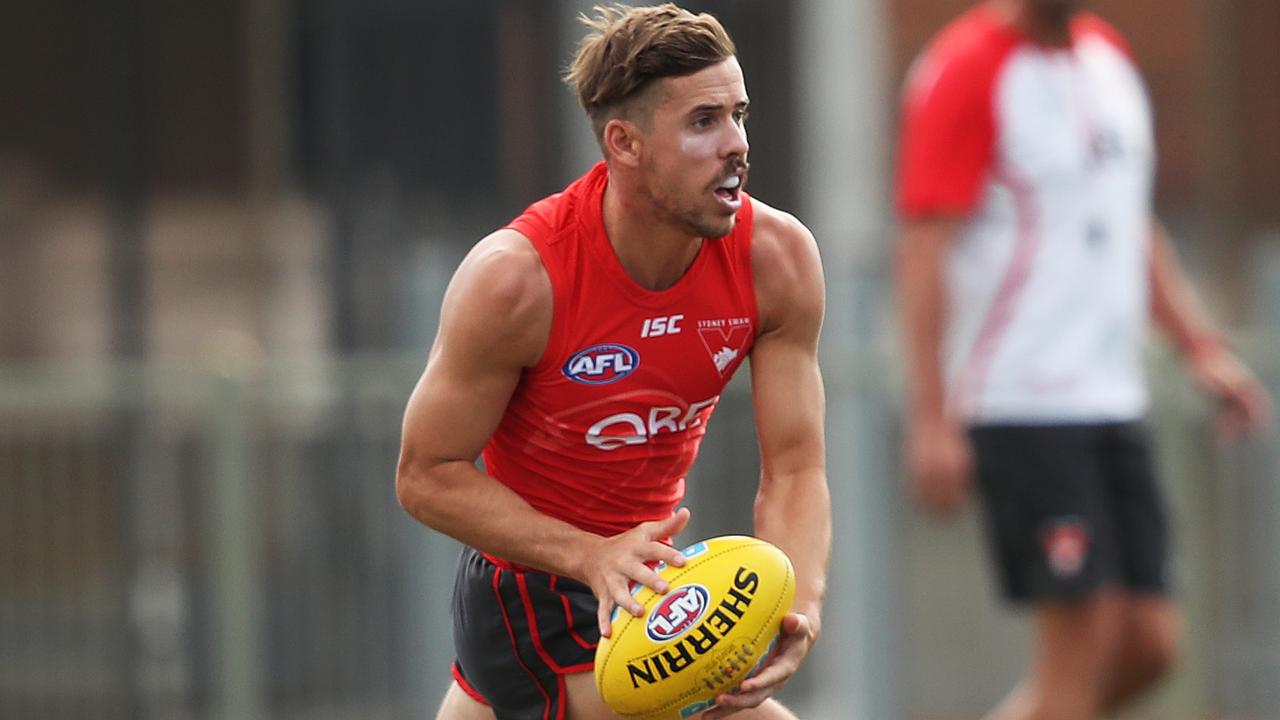 Jake Lloyd is the No. 2 defender so far behind Shannon Hurn. Picture: Phil Hillyard