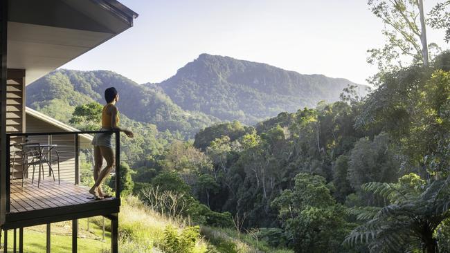 Guests will be treated to mountain views from private decks